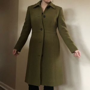 J CREW lined wool pea coat